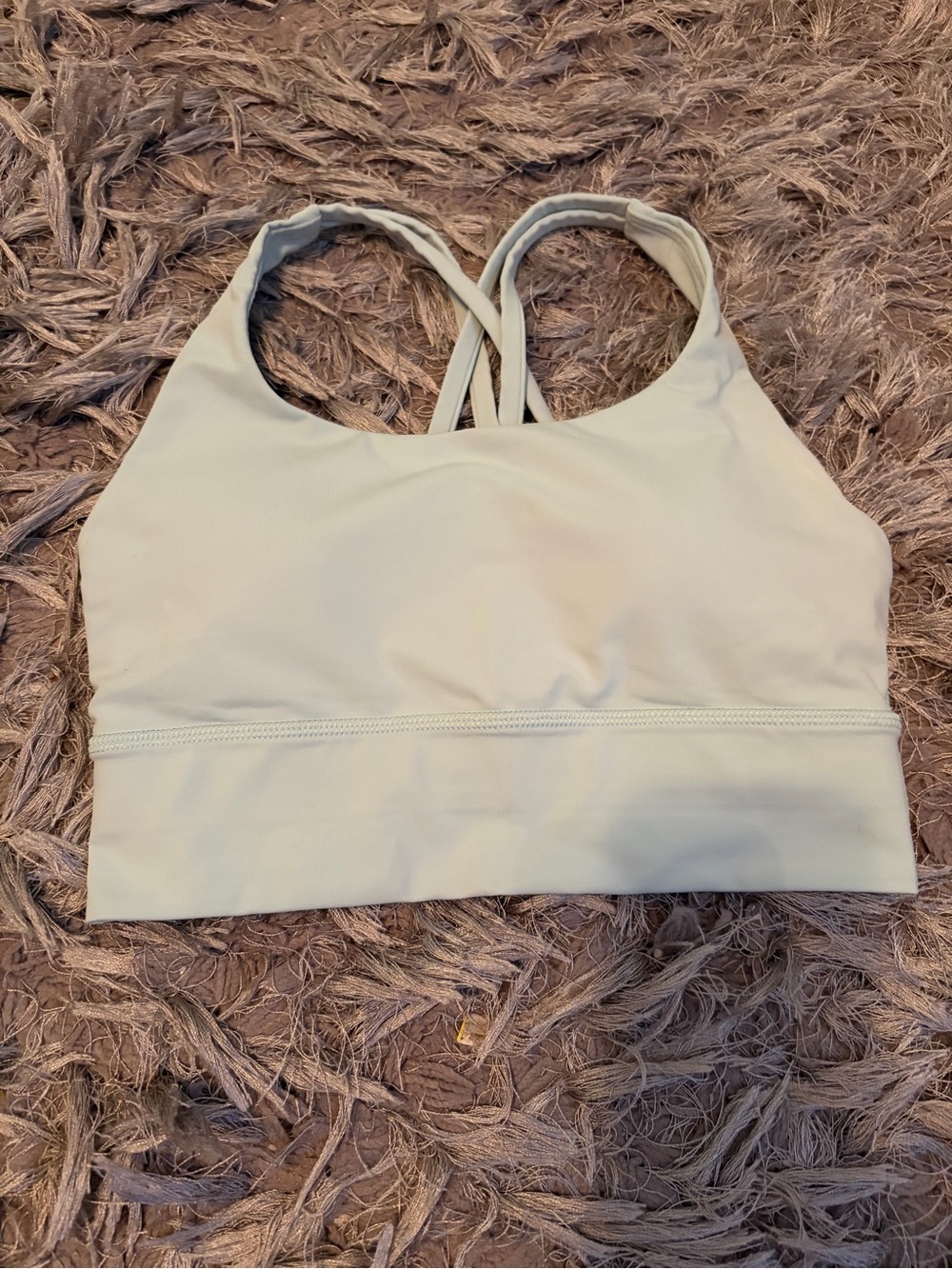 lululemon athletica Light Sage Crisscross Sports Bra